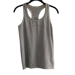 Lululemon Swiftly Tech Racerback White/Black sz 8